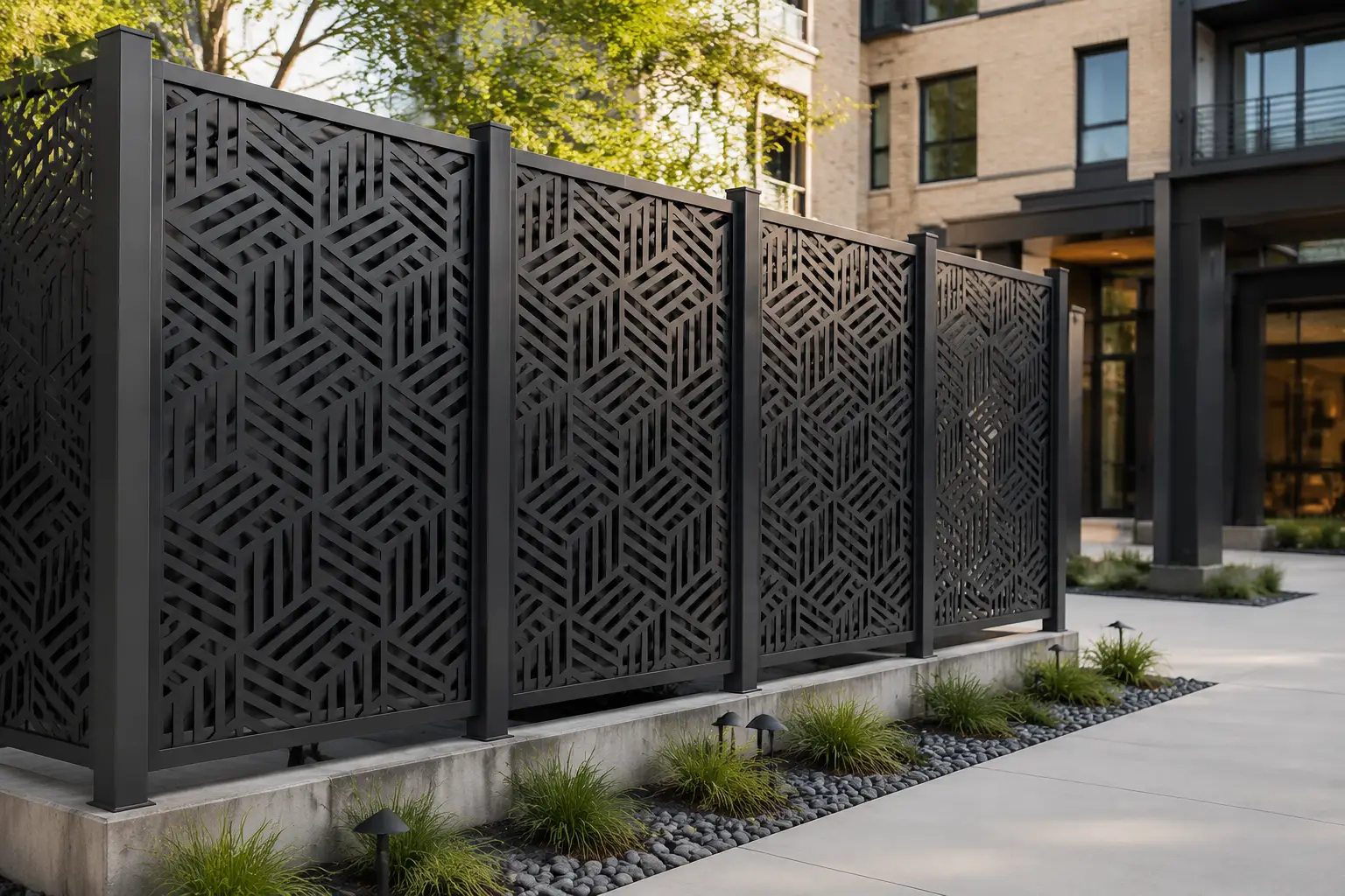 decorative privacy fence panels