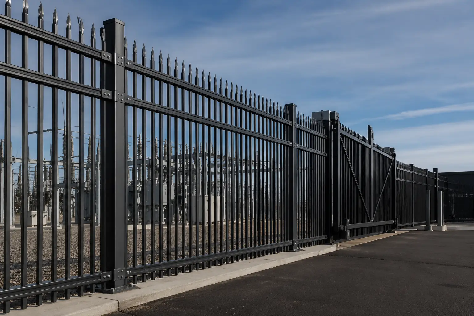 high security steel fence