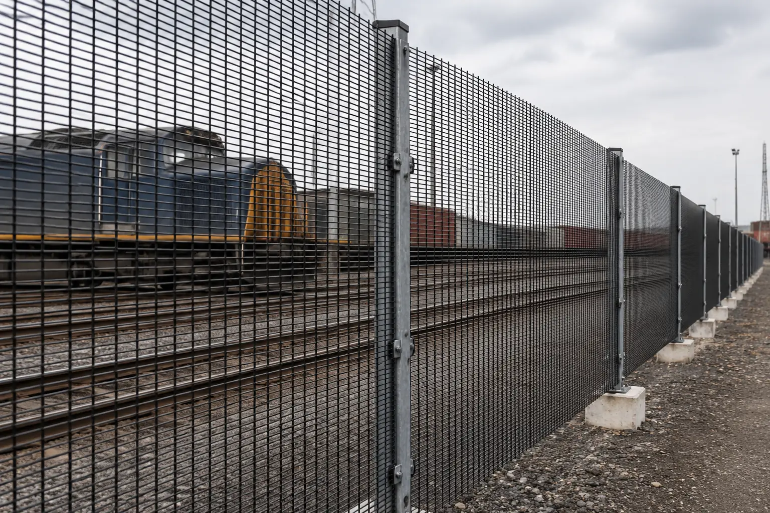 rail yard security fence